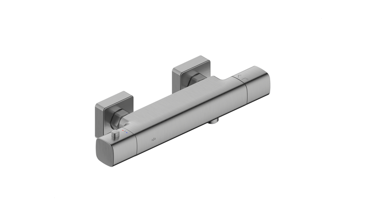 MALAGA GUN METAL GREY bateria termostatyczna natryskowa