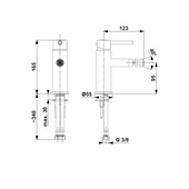 MOZA GUN METAL GREY bateria bidetowa