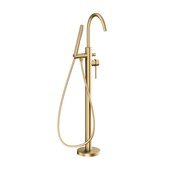 MOZA BRUSHED LIGHT GOLD bateria wannowa wolnostojąca