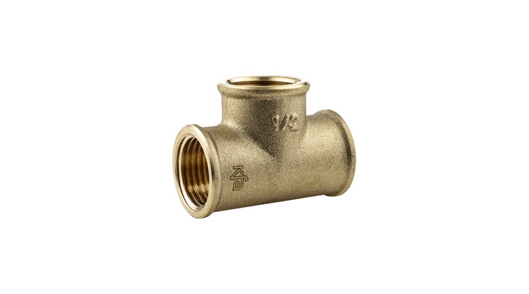 Trójnik nakrętno-nakrętny 6/4"