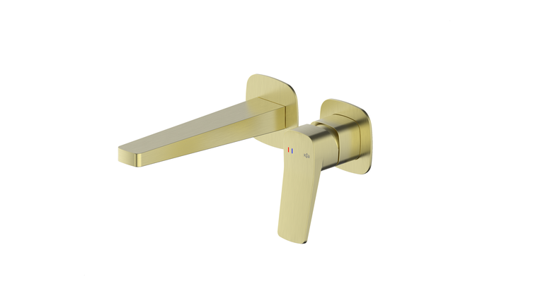 MALAGA BRUSHED LIGHT GOLD bateria umywalkowa podtynkowa