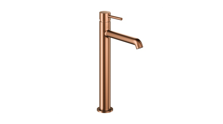 MOZA MINI BRUSHED ROSE GOLD bateria umywalkowa nablatowa