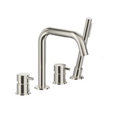 MOZA BRUSHED NICKEL bateria wannowa 4-otworowa