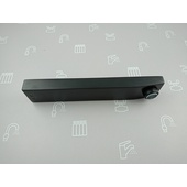 Wylot wannowy do baterii podtynkowych LOGON BLACK