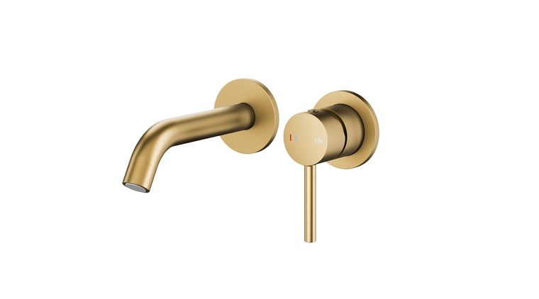 MOZA BRUSHED LIGHT GOLD bateria umywalkowa podtynkowa