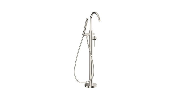 MOZA BRUSHED NICKEL bateria wannowa wolnostojąca