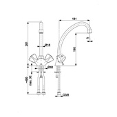 STANDARD bateria dwuuchwytowa, kuchenna