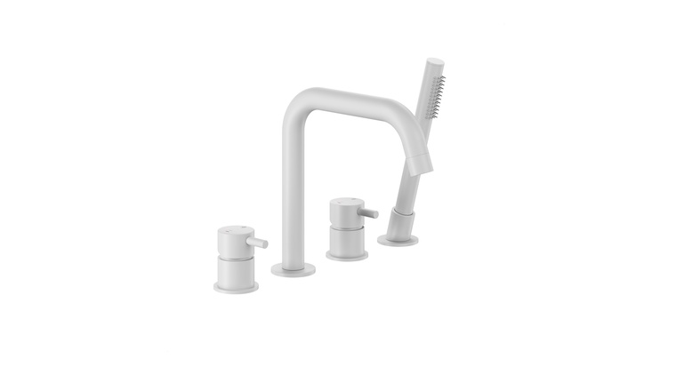 MOZA WHITE bateria wannowa 4-otworowa