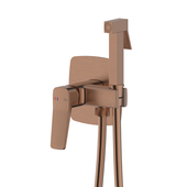 MALAGA BRUSHED ROSE GOLD bateria bidetowa podtynkowa