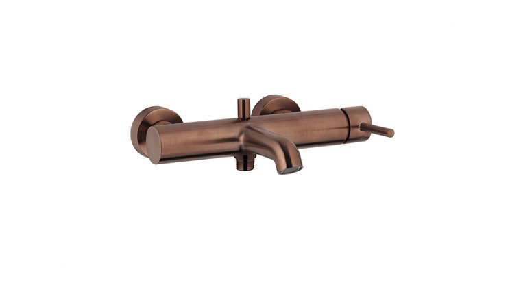 MOZA BRUSHED ROSE GOLD bateria wannowa pozioma