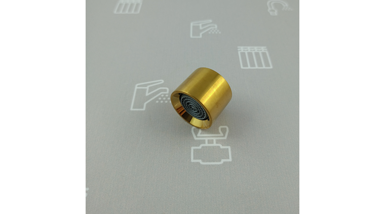 Napowietrzacz SLC M22x1 do wylotu wannowego podtynowego MOZA GOLD