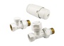 Zestaw termostatyczny grzejnikowy, prosty Komfort PRO, BIAŁY Zestaw termostatyczny grzejnikowy, prosty Komfort PRO, BIAŁY