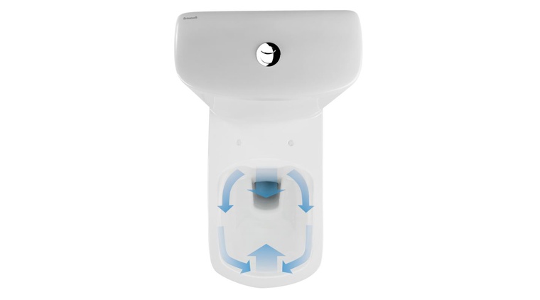 MERO kompakt WC  WATER CLEAN odpływ uniwersalny z deską wolnoopadającą
