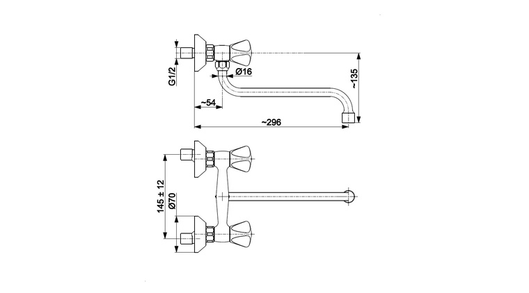 STANDARD bateria dwuuchwytowa, kuchenna