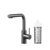 DUERO PURE BASIC bateria kuchenna z funkcją filtracji wody, GUN METAL GREY + zestaw filtrujący PROFINE SILVER "S"