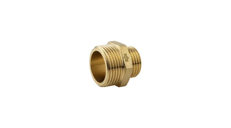 Złączka wkrętna, redukcyjna (nypel) 1/2" x 3/8"