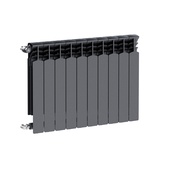 Grzejnik aluminiowy G600F/10 - elementowy GRAFIT