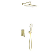 MALAGA BRUSHED LIGHT GOLD zestaw podtynkowy z baterią natryskową