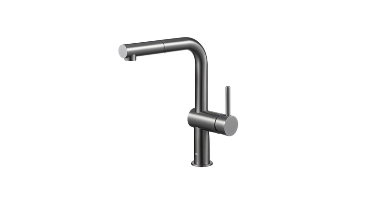 DUERO EDGE GUN METAL GREY bateria kuchenna z wyciąganą wylewką