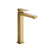 LOGON BRUSHED LIGHT GOLD GREY bateria umywalkowa nablatowa