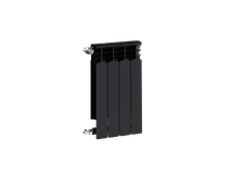 Grzejnik aluminiowy G600F/4-elementowy CZARNY Grzejnik aluminiowy G600F/4-elementowy CZARNY