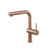 DUERO EDGE BRUSHED ROSE GOLD bateria kuchenna z wyciąganą wylewką