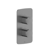 MALAGA GUN METAL GREY bateria termostatyczna podtynkowa