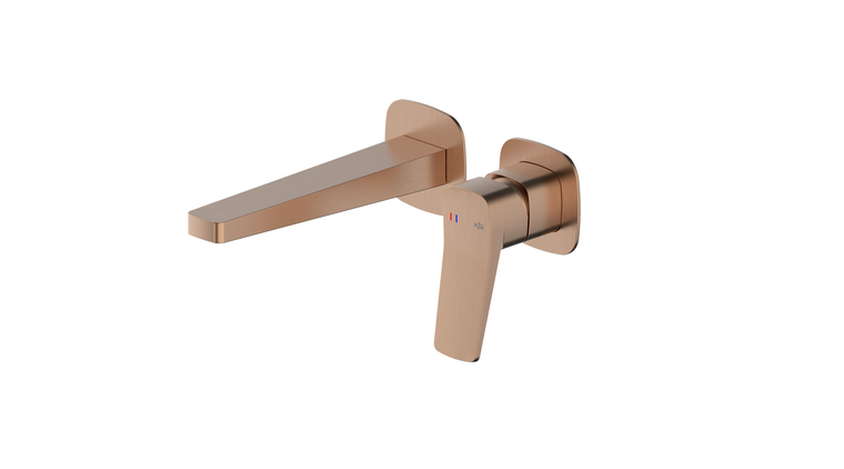 MALAGA BRUSHED ROSE GOLD bateria umywalkowa podtynkowa