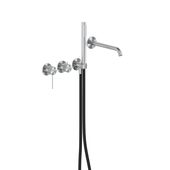 MOZA 316L zestaw wannowy podtynkowy z baterią 3-otworową 2-funkcyjną