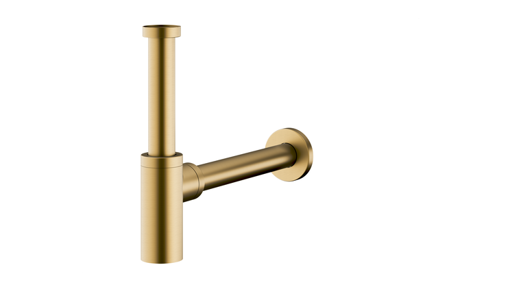 SYFON umywalkowy, butelkowy BRUSHED LIGHT GOLD