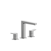 MALAGA GUN METAL GREY bateria umywalkowa 3-otworowa stojąca