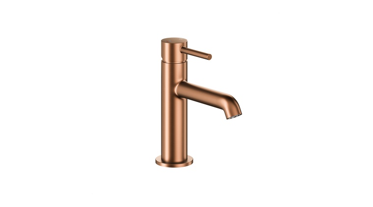 MOZA MINI BRUSHED ROSE GOLD bateria umywalkowa