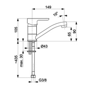 GRANAT bateria umywalkowa
