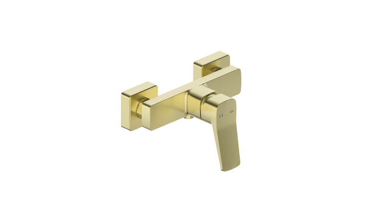 MALAGA BRUSHED GOLD bateria natryskowa