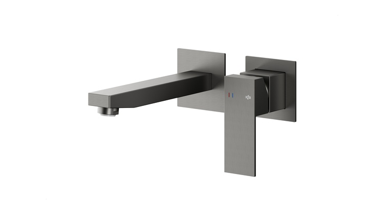 LOGON GUN METAL GREY bateria umywalkowa podtynkowa