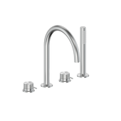 MOZA 316L bateria wannowa 4-otworowa