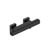 MALAGA BLACK bateria termostatyczna natryskowa