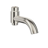 MOZA BRUSHED NICKEL wylewka wannowa do kompletacji z deszczownią