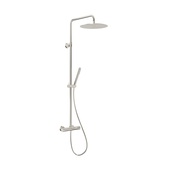 MOZA BRUSHED NICKEL PREMIUM deszczownia wannowa z baterią termostatyczną