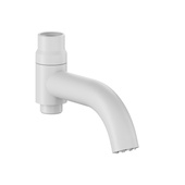 MOZA WHITE wylot wannowy do kompletacji z deszczownią