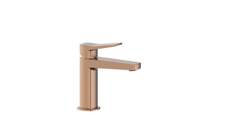 MALAGA BRUSHED ROSE GOLD bateria umywalkowa