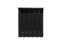 Grzejnik aluminiowy G500F/6 - elementowy CZARNY Grzejnik aluminiowy G500F/6 - elementowy CZARNY