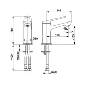 AMAZONIT bateria umywalkowa