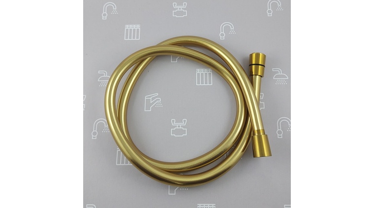 Wąż natryskowy stożkowy tworzywowy L=1200 mm do baterii bidetowej podtynkowej LOGON, MOZA GOLD