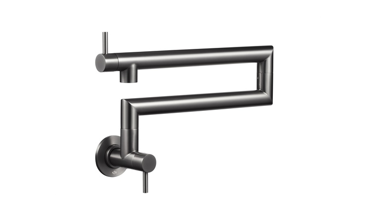 DUERO POT FILLER GUN METAL GREY bateria kuchenna przegubowa