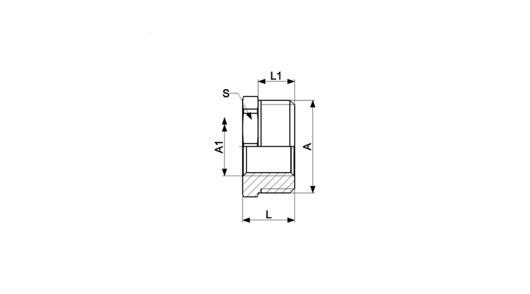 Złączka redukcyjna 6/4" x 5/4"