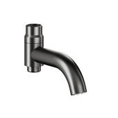 MOZA GUN METAL GREY wylot wannowy do kompletacji z deszczownią