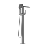 MALAGA GUN METAL GREY bateria wannowa wolnostojąca