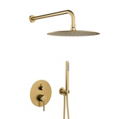 MOZA BRUSHED LIGHT GOLD zestaw natryskowy podtynkowy z baterią 3 funkcyjną