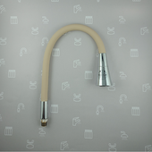 Wylot do baterii kuchennej  stojącej RUMBA DUO (BEŻOWY)